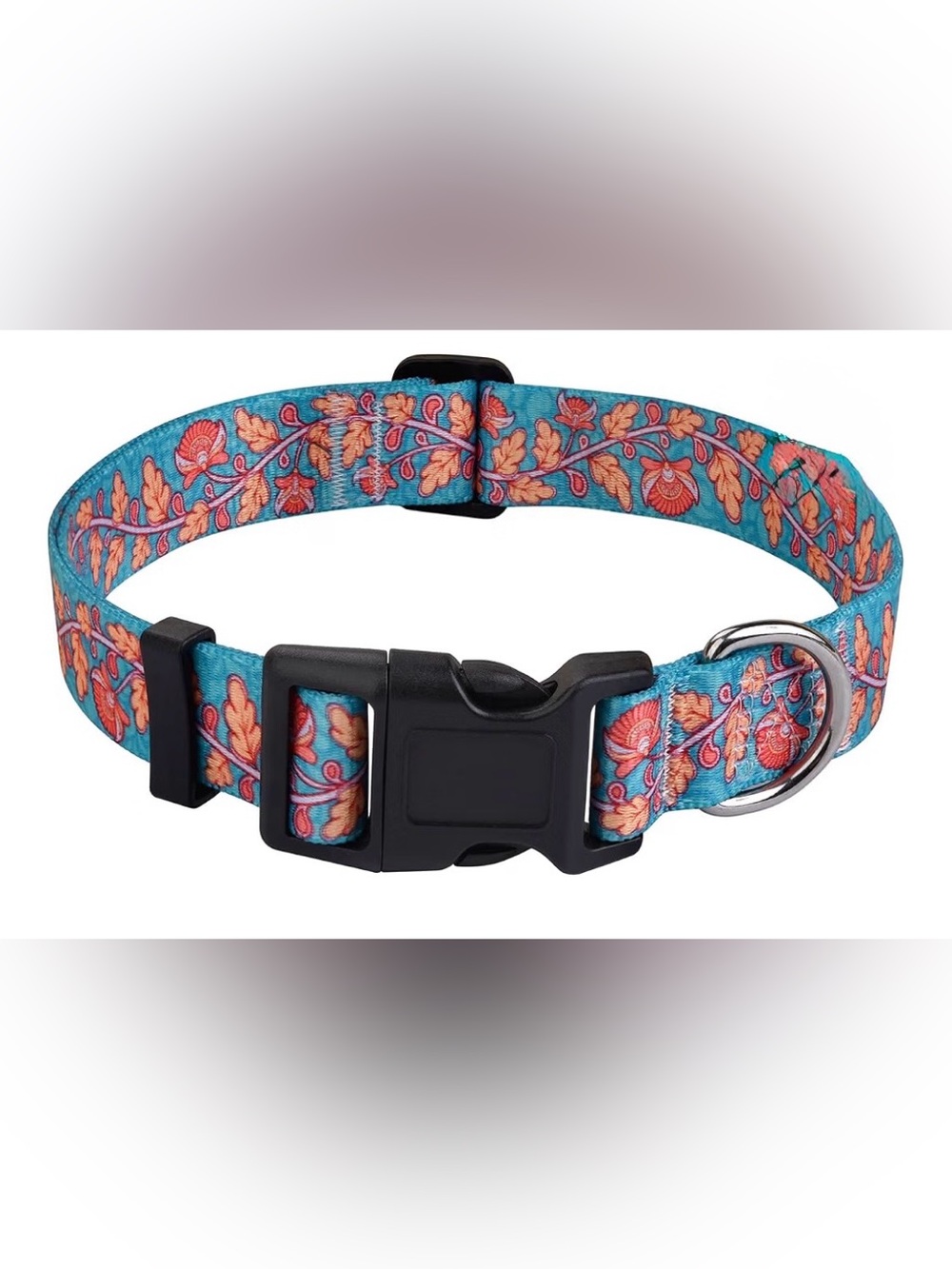 Dog Collar for Small Dogs, Soft Comfy Floral Pattern Size Smaller